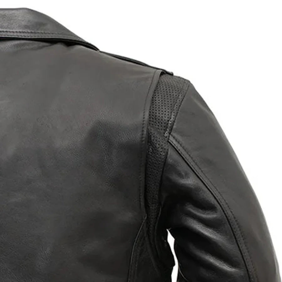 First Manufacturing Company Enforcer Men's Motorcycle Leather Jacket