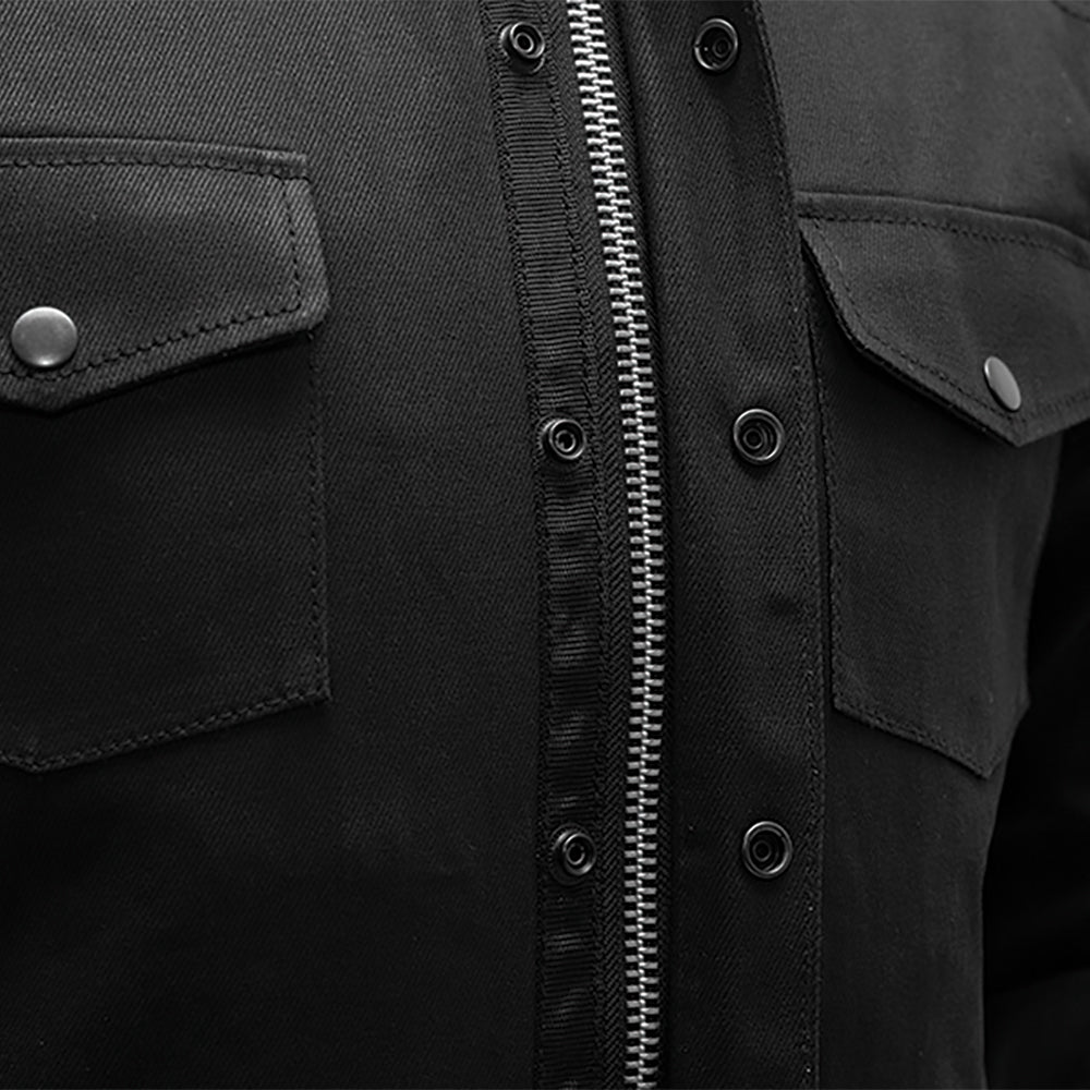 First Manufacturing Company Equalizer Men's Motorcycle Denim Shirt