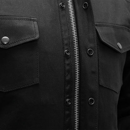 First Manufacturing Company Equalizer Men's Motorcycle Denim Shirt