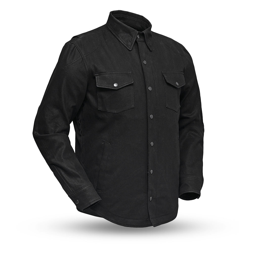 First Manufacturing Company Equalizer Men's Motorcycle Denim Shirt