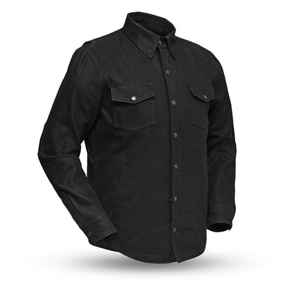 First Manufacturing Company Equalizer Men's Motorcycle Denim Shirt