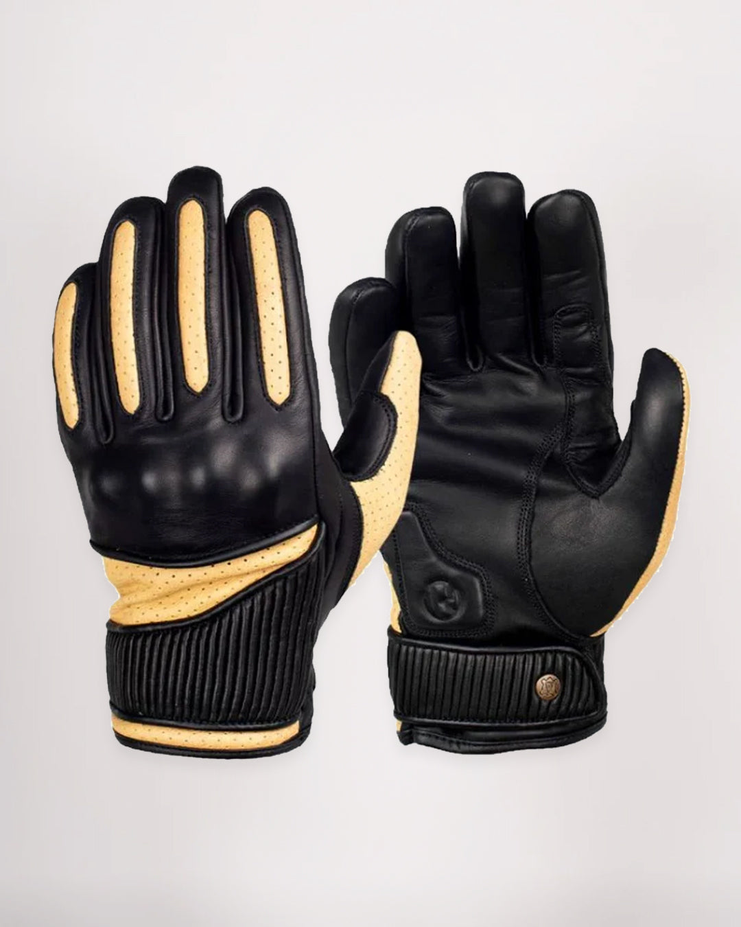 Goldtop Motorcycle Outfitters Silk Lined Viceroy Motorcycle Gloves- Men's