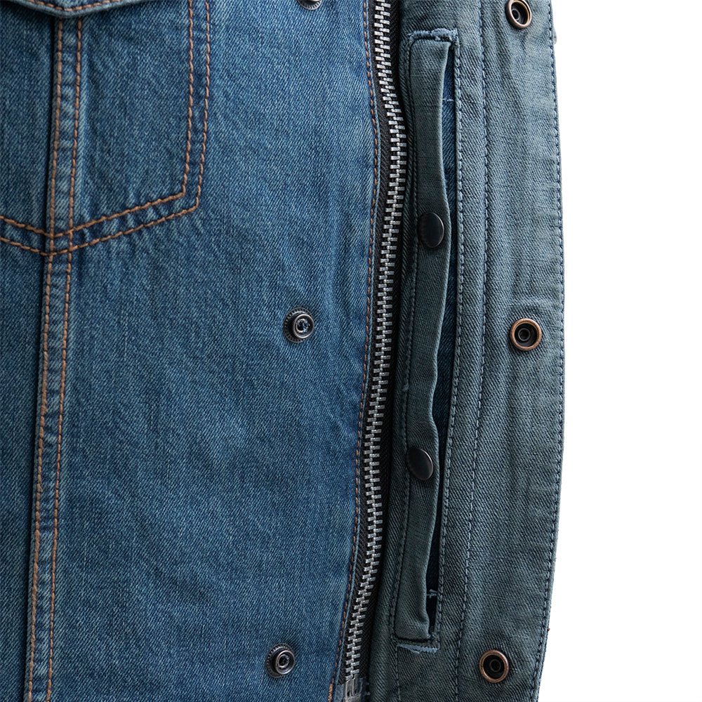 First Manufacturing Company Havoc Men's Denim Motorcycle Vest