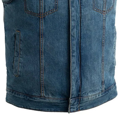 First Manufacturing Company Havoc Men's Denim Motorcycle Vest