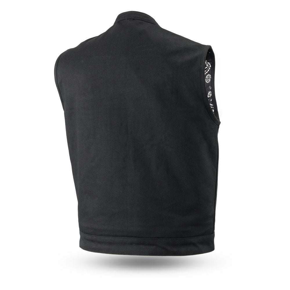 First Manufacturing Company Highland V2 Men's Motorcycle Canvas Vest
