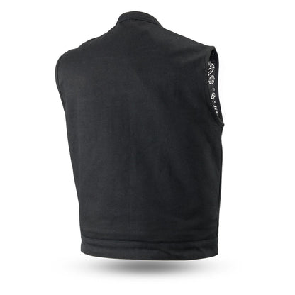 First Manufacturing Company Highland V2 Men's Motorcycle Canvas Vest