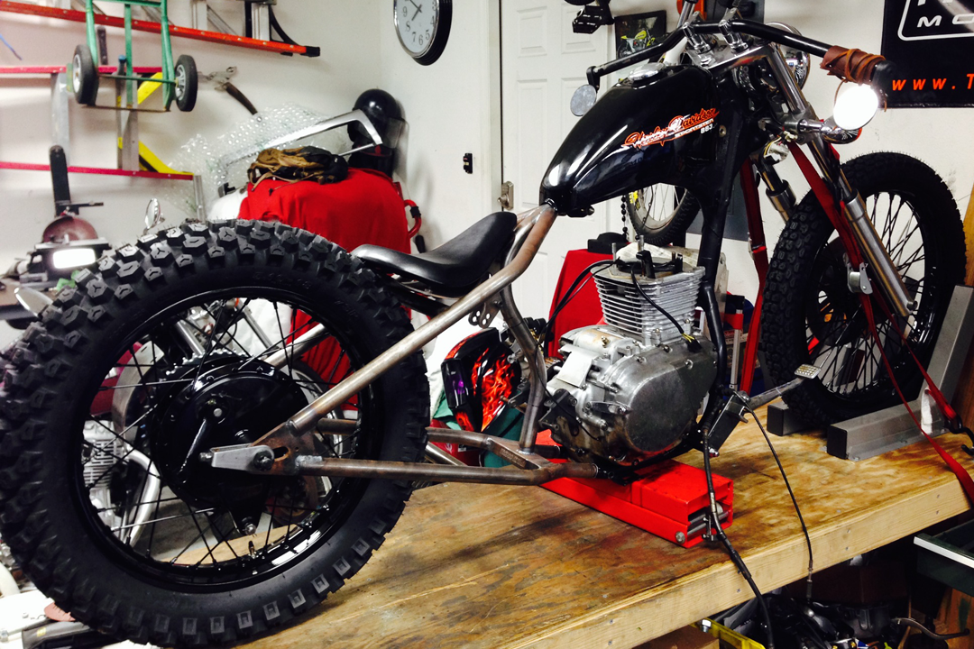 Voodoo Vintage Fabrication MK33 Motorcycle Hardtail for 1986 - Current Suzuki LS650/ S40 Savage