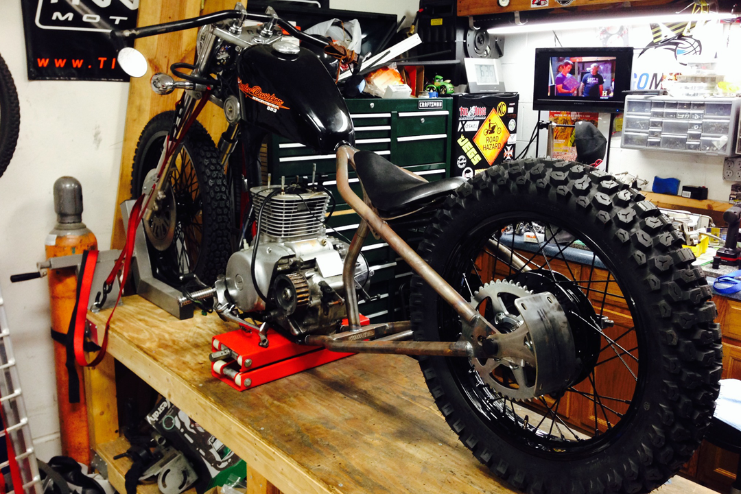 Voodoo Vintage Fabrication MK33 Motorcycle Hardtail for 1986 - Current Suzuki LS650/ S40 Savage