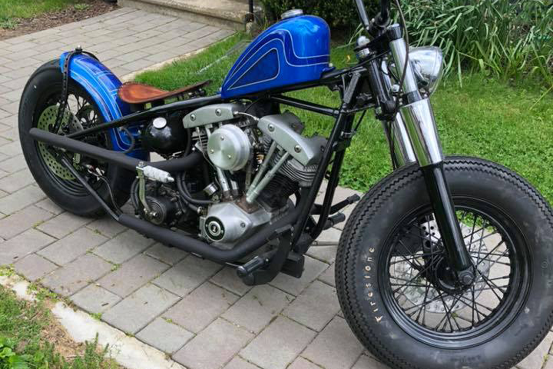 Voodoo Vintage Fabrication MK50 Motorcycle Hardtail for 1970-1985 Harley Davidson Shovelhead