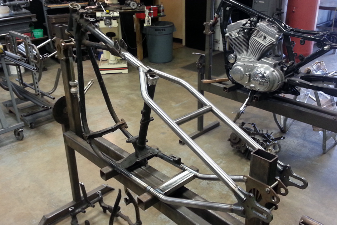 Voodoo Vintage Fabrication MK50 Motorcycle Hardtail for 1970-1985 Harley Davidson Shovelhead