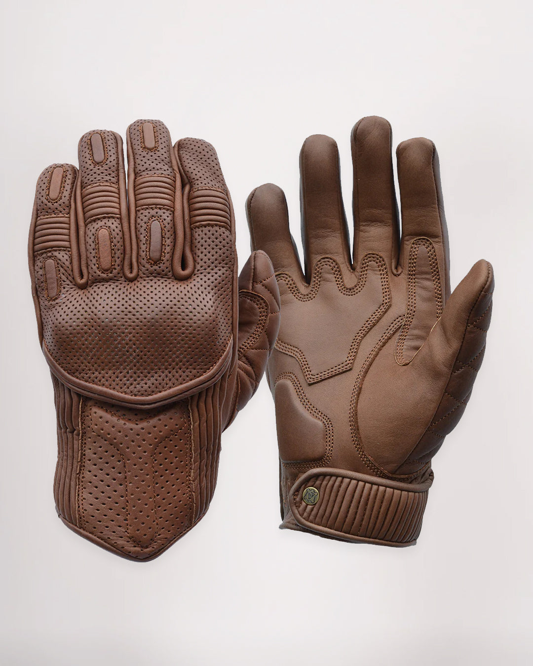 Goldtop Motorcycle Outfitters Silk Lined Predator Motorcycle Gloves- Men's