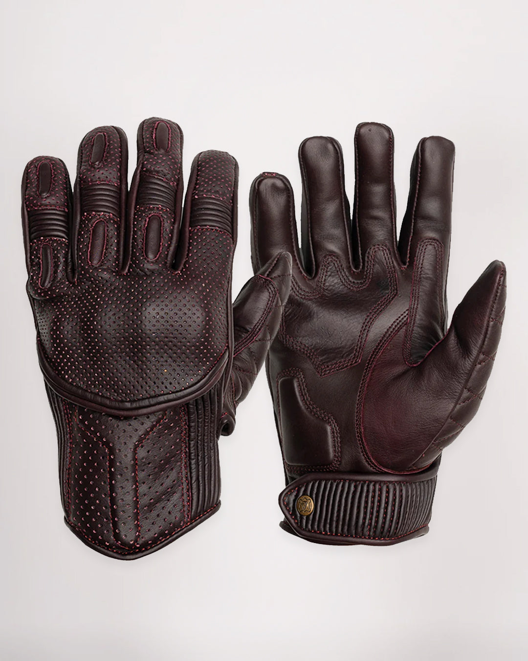 Goldtop Motorcycle Outfitters Silk Lined Predator Motorcycle Gloves- Men's