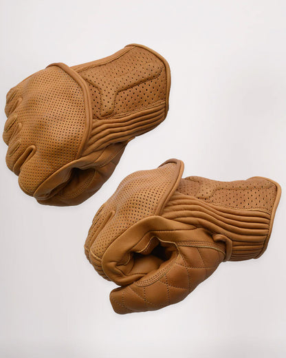 Goldtop Motorcycle Outfitters Silk Lined Predator Motorcycle Gloves- Men's