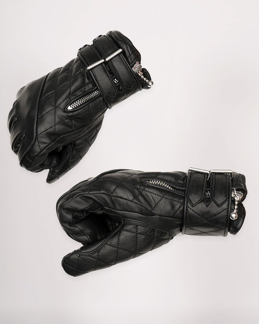 Goldtop Motorcycle Outfitters Quilted Cafe Racer Motorcycle Gloves- Men's