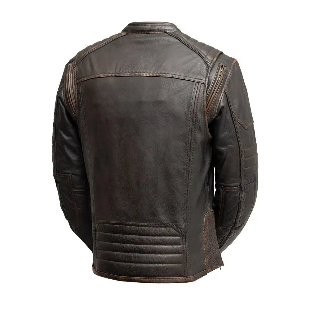 First Manufacturing Company Rider Club - Men's Leather Motorcycle Jacket