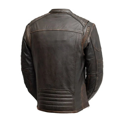 First Manufacturing Company Rider Club - Men's Leather Motorcycle Jacket
