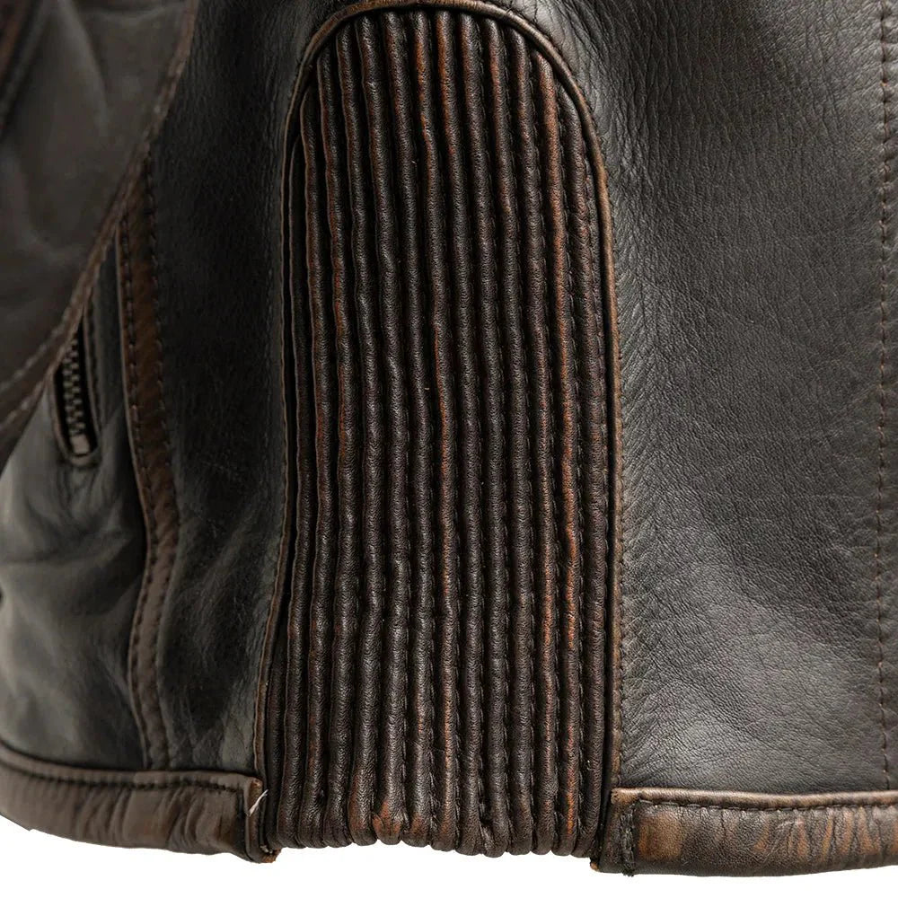 First Manufacturing Company Rider Club - Men's Leather Motorcycle Jacket