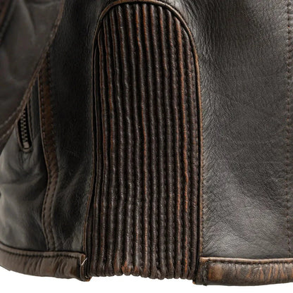 First Manufacturing Company Rider Club - Men's Leather Motorcycle Jacket