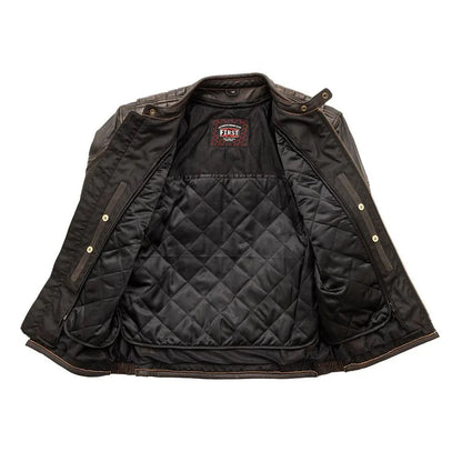 First Manufacturing Company Rider Club - Men's Leather Motorcycle Jacket