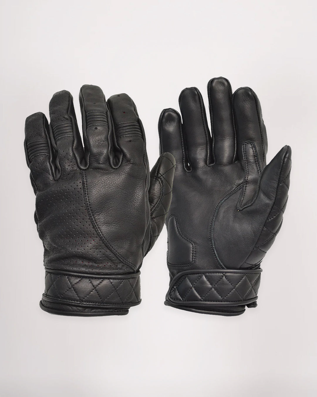 Goldtop Motorcycle Outfitters Short Cuff Bobber Motorcycle Gloves- Men's