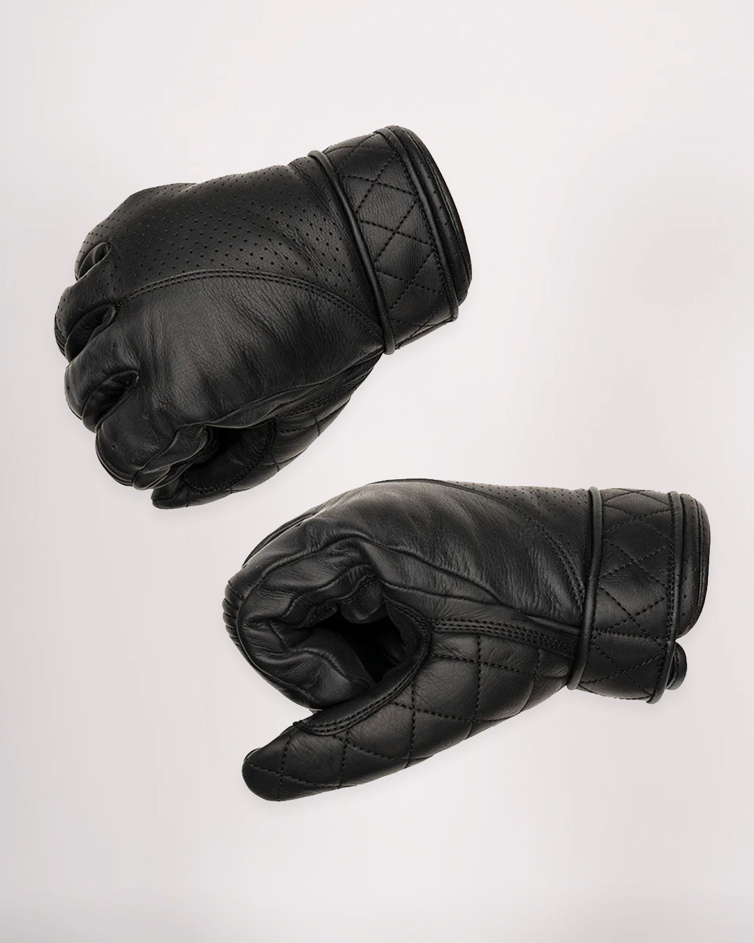 Goldtop Motorcycle Outfitters Short Cuff Bobber Motorcycle Gloves- Men's