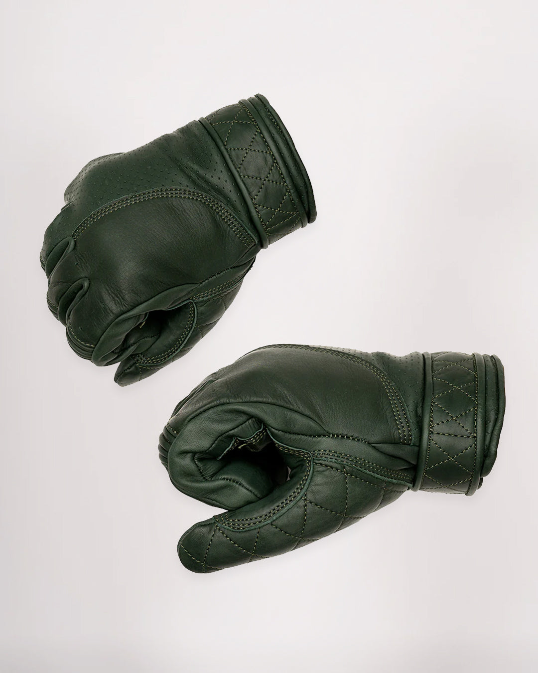 Goldtop Motorcycle Outfitters Short Cuff Bobber Motorcycle Gloves- Men's