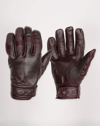 Goldtop Motorcycle Outfitters Short Cuff Bobber Motorcycle Gloves- Men's