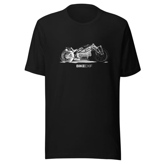 Bike EXIF Desk_Bench Motorcycle T-Shirt Unisex