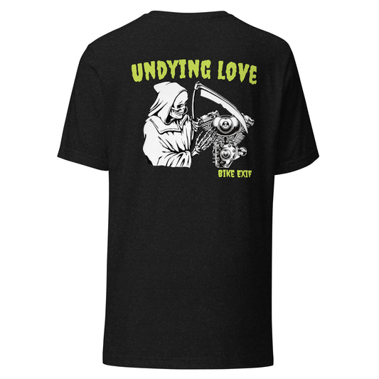 Bike EXIF Undying Love T-shirt Heather Black