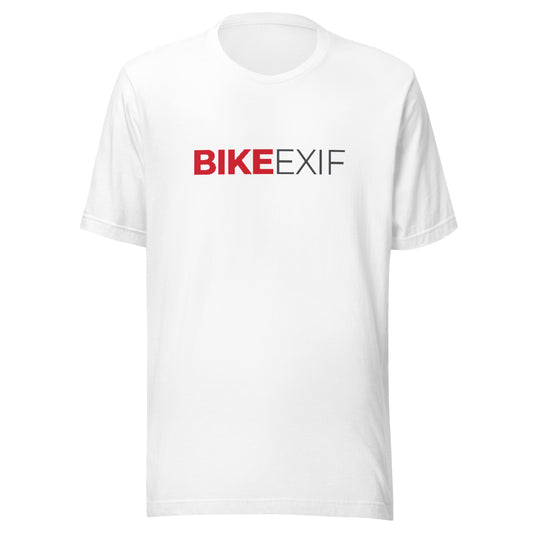 Bike EXIF Classic Logo T- Shirt White