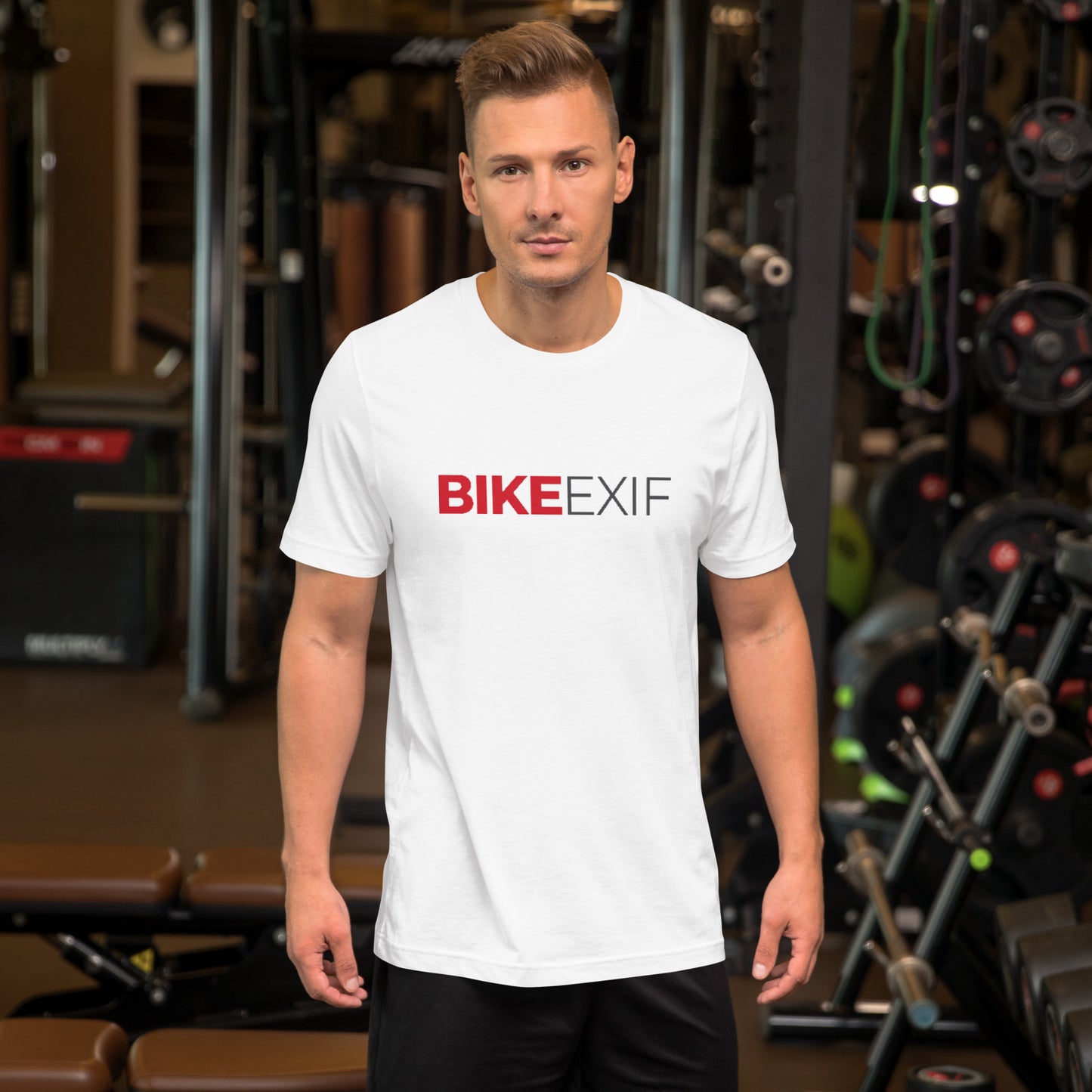Bike EXIF Classic Logo T- Shirt White