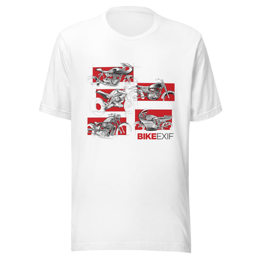 Bike EXIF Art of the Machine Motorcycle T-Shirt Unisex